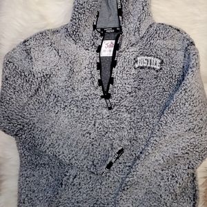 Girls winter pullover jacket